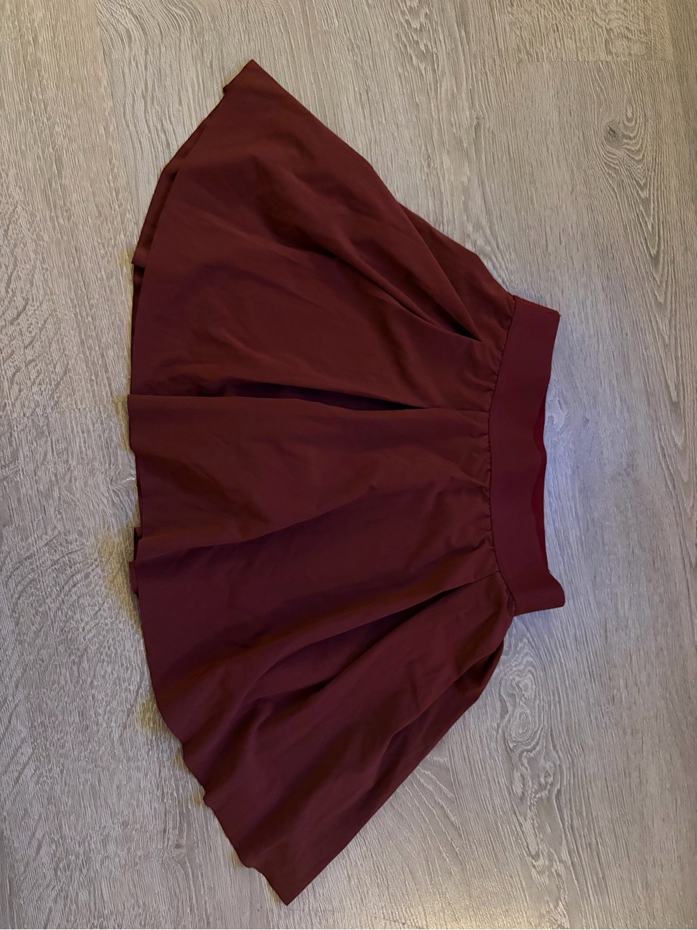 Aritzia Burgundy Tennis Skirt